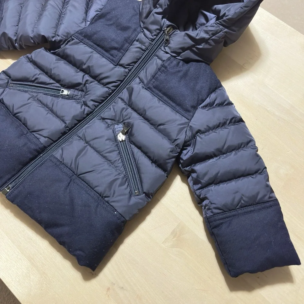 Moncler Kids‎ Blue Down Puffer Jacket Coat Size 12-18 Months Ski Snow Outdoors